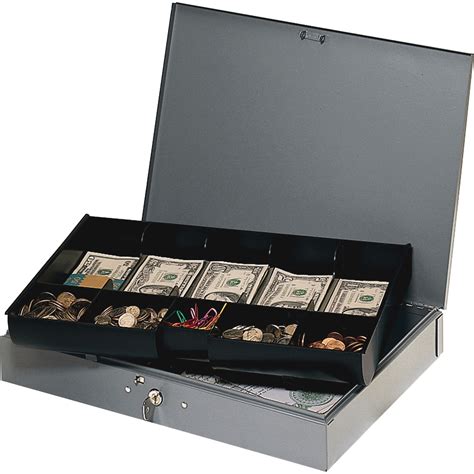 metal cash boxes office depot